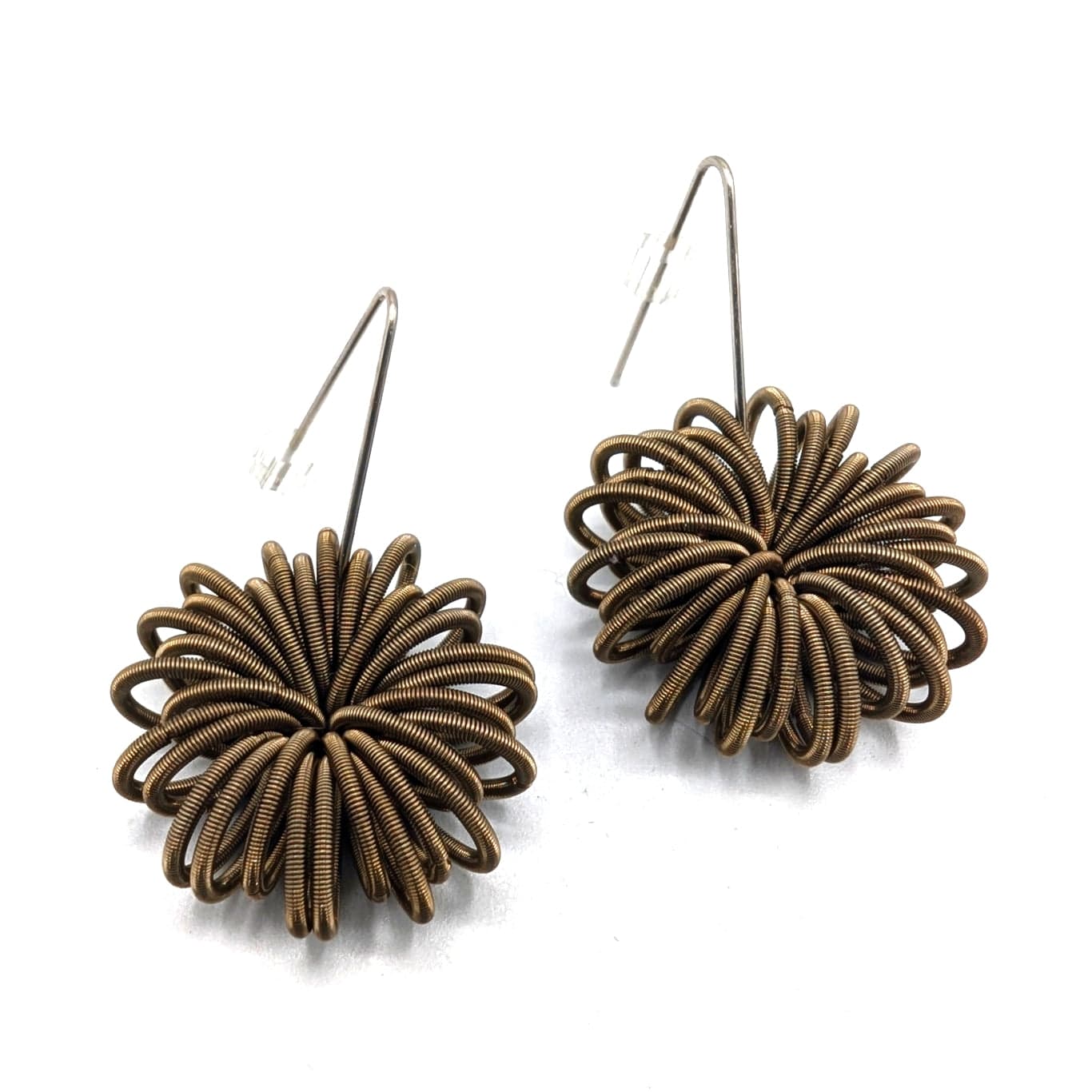 BEVERLY SMART Earrings Bronze Boucle d’Oreille "Ressort" en acier transformé