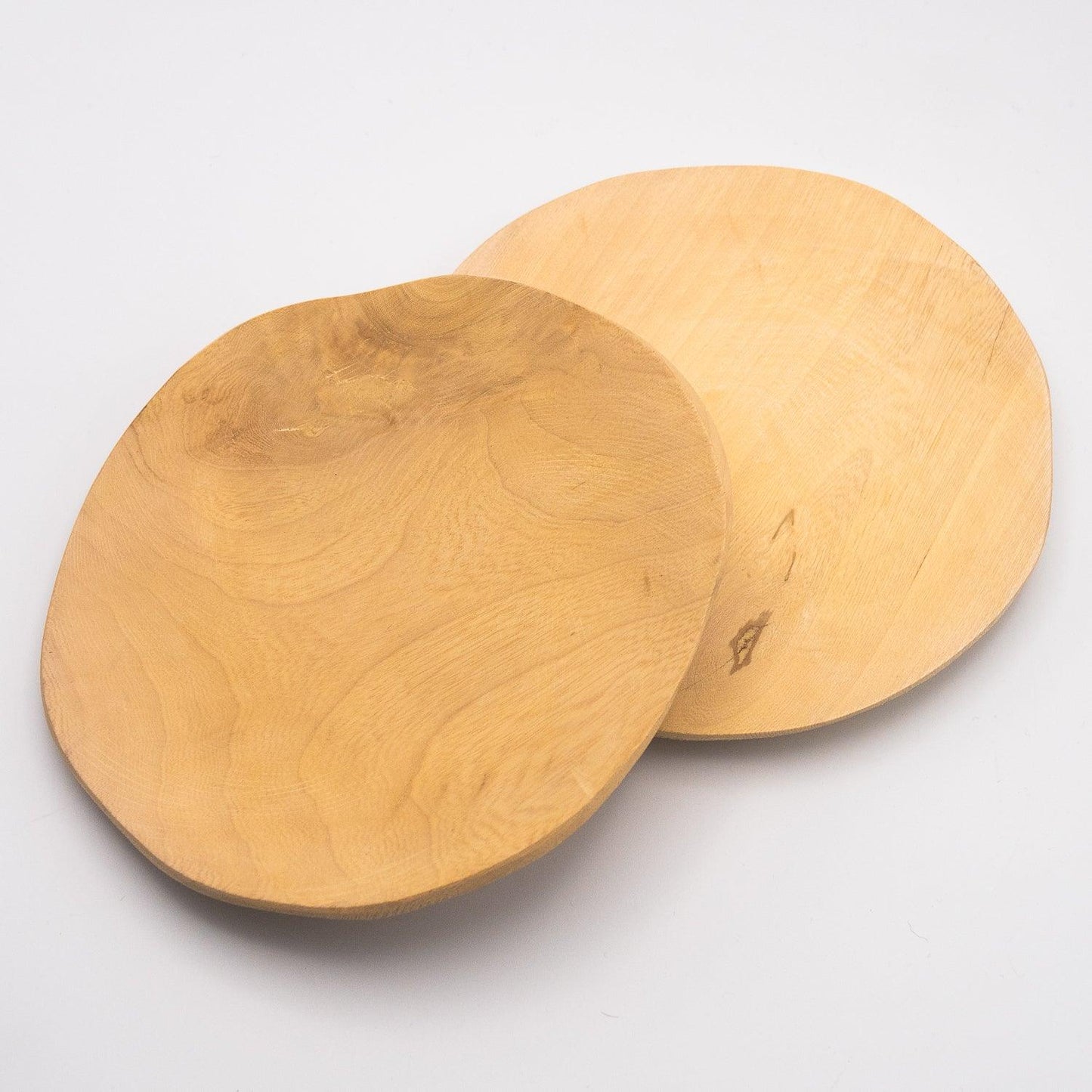 BEVERLY SMART assiettes Ø17cm Assiette en bois durable, sculptée à la main