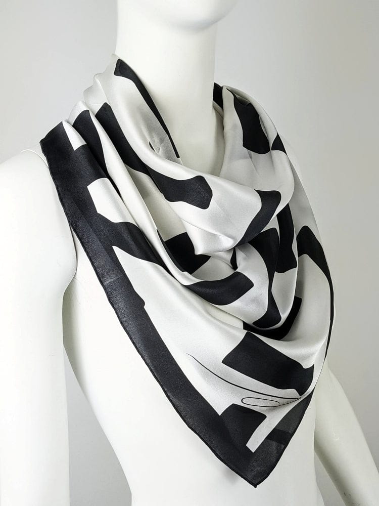 BEVERLY SMART foulard FOULARD en soie - édition limitée, signé Beverly Smart