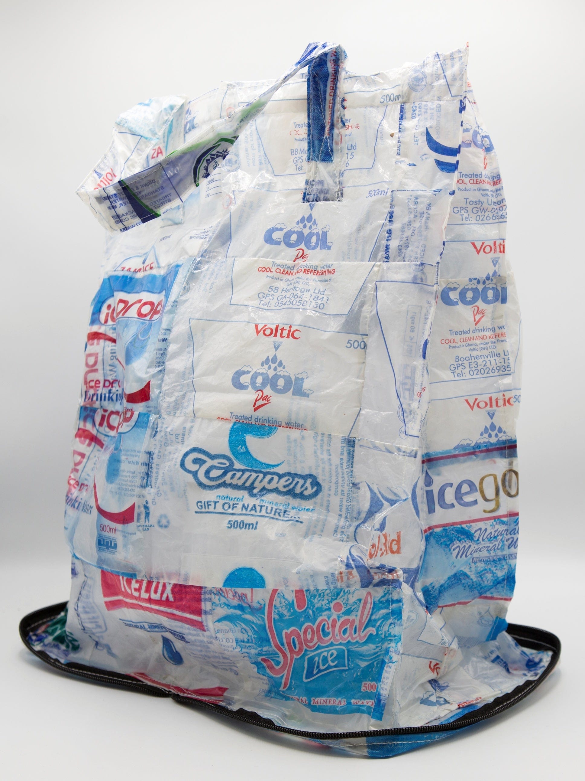 BEVERLY SMART Sacs Trashy Bags - sacs écologiques recyclés à partir de sachets d'eau potable