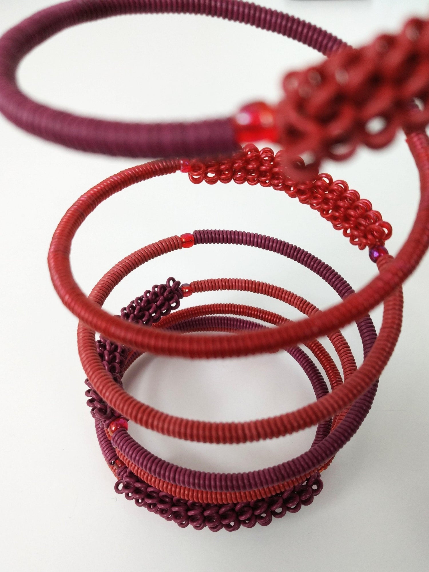 BEVERLY SMART souples Bracelet spiral en fil de téléphone revalorisé
